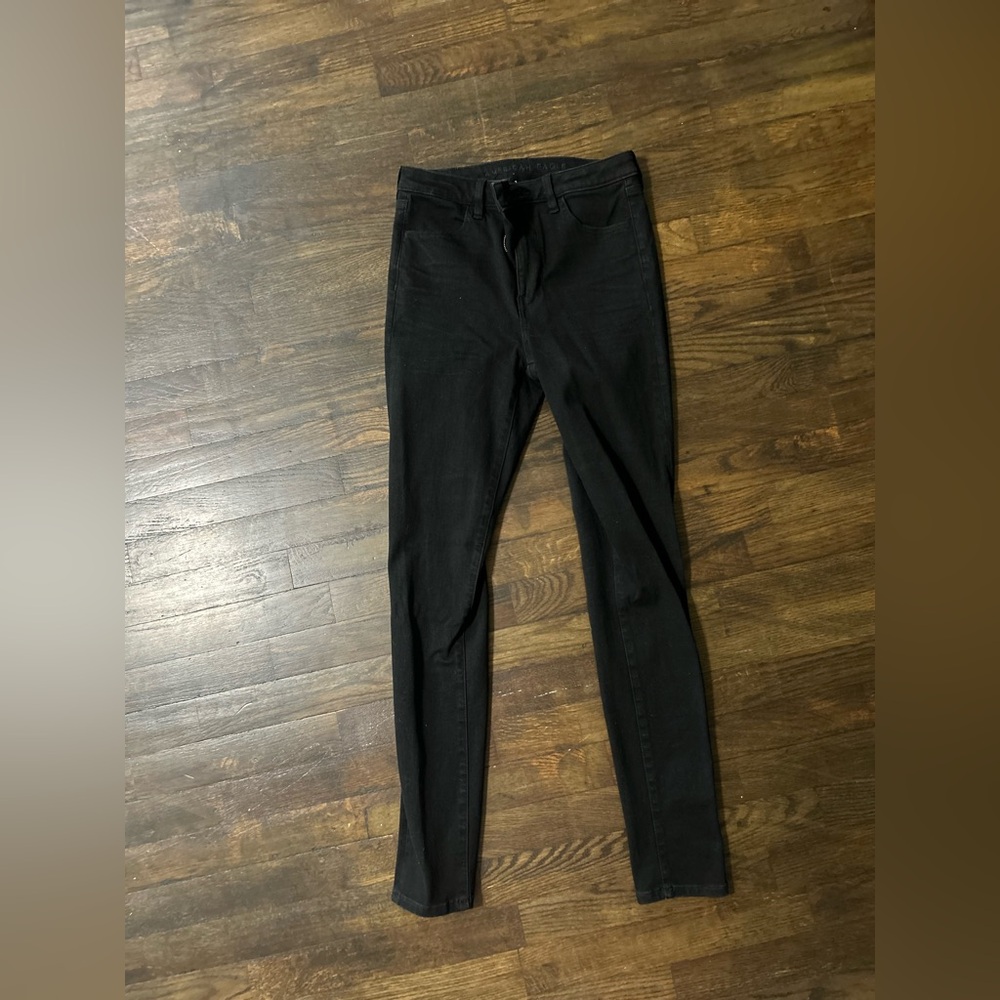 Women’s American Eagle Black Jeans Super High Rise Jeggings